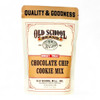 Old School Brand chocolate chip cookie mix in a 16 oz package. Make 24 cookies in minutes. Stock your pantry with an order from harvestarray.com.