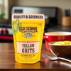 Old school Brand Stone Ground Yellow Grits are available online at Harvest Array.