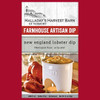 Halladay's Harvest Barn of Vermont Farmhouse Artisan Dip Mix packaging for New England lobster dip is now available at www.harvestarray.com.