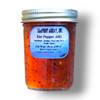 Blue Ridge Jams Hot Pepper Jelly comes in a 10 ounce jar, securely package for safe delivery to you from harvestarray.com.