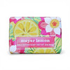 NEW at Harvest Array!  Meyer Lemon Mini Wrapped Soap Block in Fresh Fruit Scents. This Travel size soap is 2.0 Ounces of lemony fresh vitamin enriched soap, made in the USA.