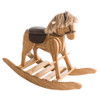 Amish Made Medium Deluxe Rocking Horse in Harvest