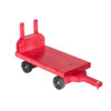 Red Amish Made Wooden Hay Wagon