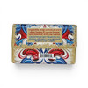 Back label of American Spirit  6.4 oz. Shea Butter Soap.