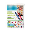 Giant  3 ft. by  6 ft. Channel Craft Fishing theme Coloring Tablecloth Kit with crayons included. Available for online purchase at harvestarray.com
