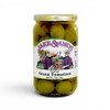 Jake & Amos Pickled Green Tomatoes in a 16 oz. jar are now available at harvestarray.com