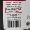 Ingredients in Mrs. Miller's Homemade Double Raspberry Mixed Fruit Jelly. All Natural , The Harvest Array way!