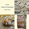 Double L Ranch Chicken and Dumplings instant meal final product