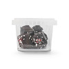 Albanese Dark Chocolate Holiday Mint Squares are sold in 8 oz. resealable plastic containers at harvestarray.com.