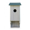Poly Bluebird house in poly material Beige with green roof