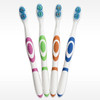Newman Toothbrushes with Tongue Cleaner also have a non-slip thumb grip. 