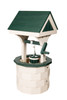 Ivory and turf green Medium Wishing Well