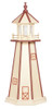 Ivory with Cherrywood Trim Poly Lighthouse -4 Feet for Harvest Array