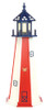 Blue top, Red & White Panels Patriotic Poly Lighthouse -5 Feet for Harvest Array 
