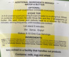 Ingredients and directions for Evelyn's Elegant Edibles Classic Chicken Noodle Soup Mix