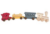 Painted Amish Made Wooden Toy Train