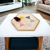Amish Made Wooden Chinese Checkers Game is fun for family game night!