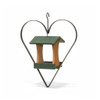 Mini Poly Bird Feeders with Heart.  Amish made in Pennsylvania.