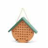 Tan and Green Peanut Butter Poly Bird Feeders
