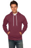 Front view of Men's and Ladies' Fleece Pullover Hoodie
