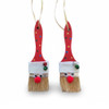 Paintbrush Santa Christmas Ornaments at Harvest Array