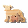 Momma and her Pups Wooden Animal Puzzles