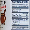Nutrition facts label showing calories, sugars, carbohydrates, and serving size for the apple butter.