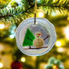 Christmas tree and snowman Christmas Mini-Ornaments and Suncatchers. Made in America for Harvest Array.