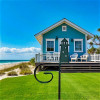 Lighthouse - Metal Garden Flag Holder with Decorative Emblem on top.