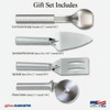 Rada Ultimate Utensil Gift Set with Pizza Cutter Ice Cream Scoop Pie Server Spatula has a lifetime Guarantee