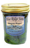 Blue Ridge Jam's Jalapeno Pepper Jelly comes in a 10 oz. reusable glass Jelly Jar. harvestarray.com.
