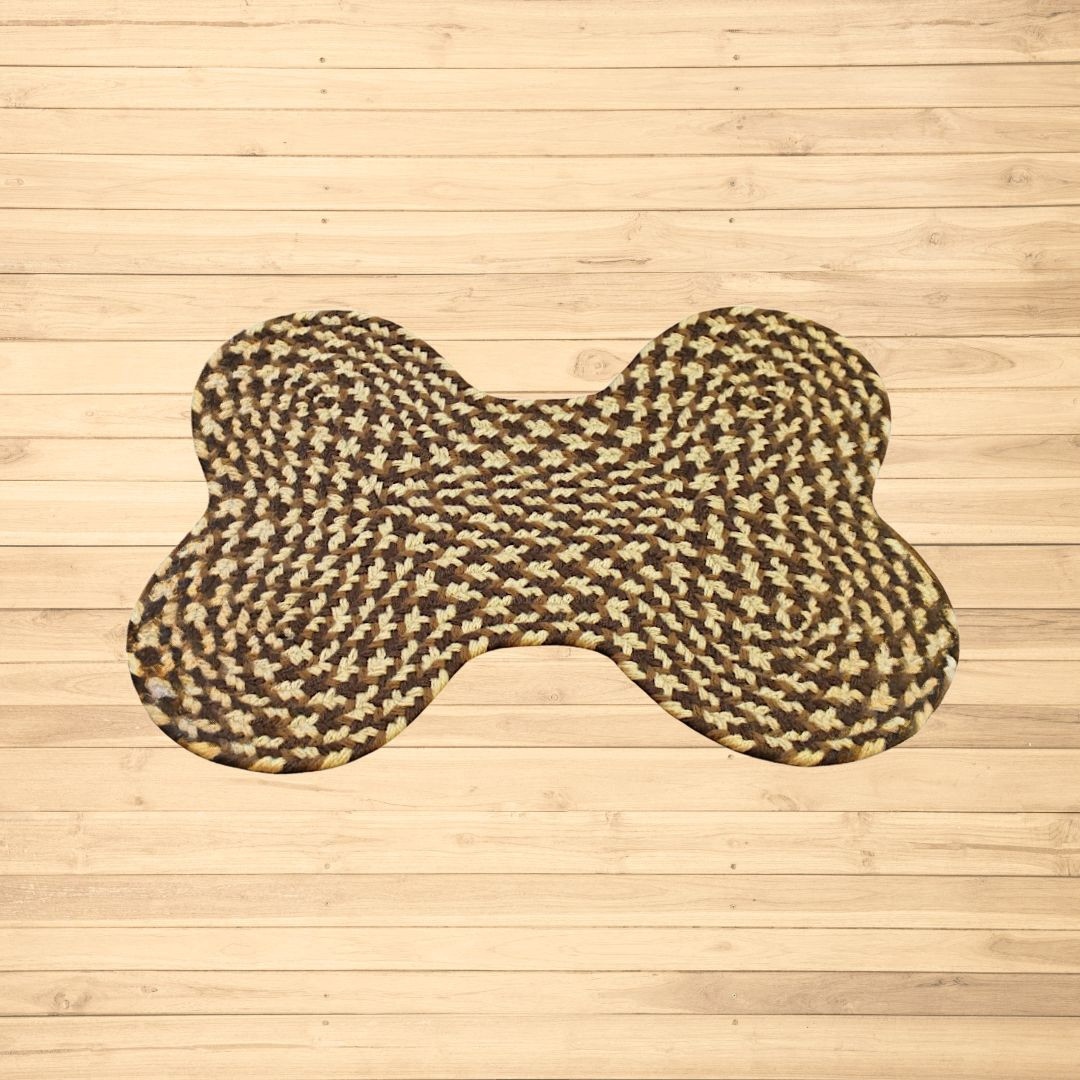 Bone Shaped Braided Rug 14