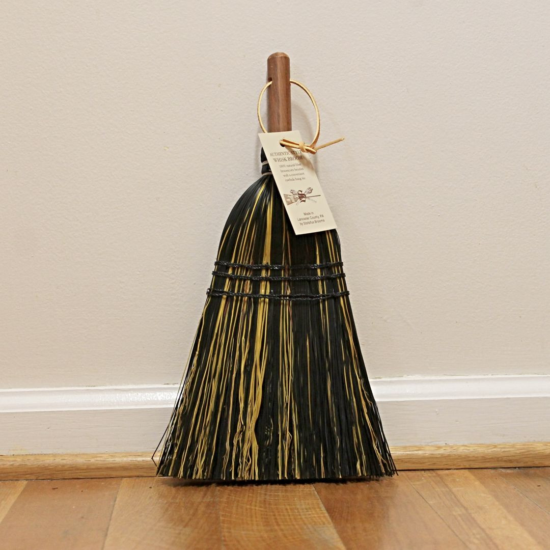 Amish Made Deluxe Whisk Brooms – Handcrafted Natural Fiber Brooms