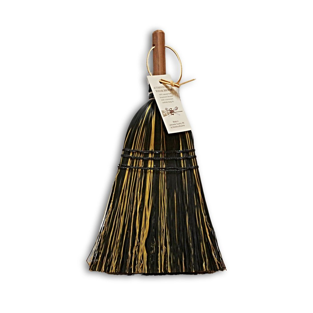Amish Made Deluxe Whisk Brooms – Handcrafted Natural Fiber Brooms
