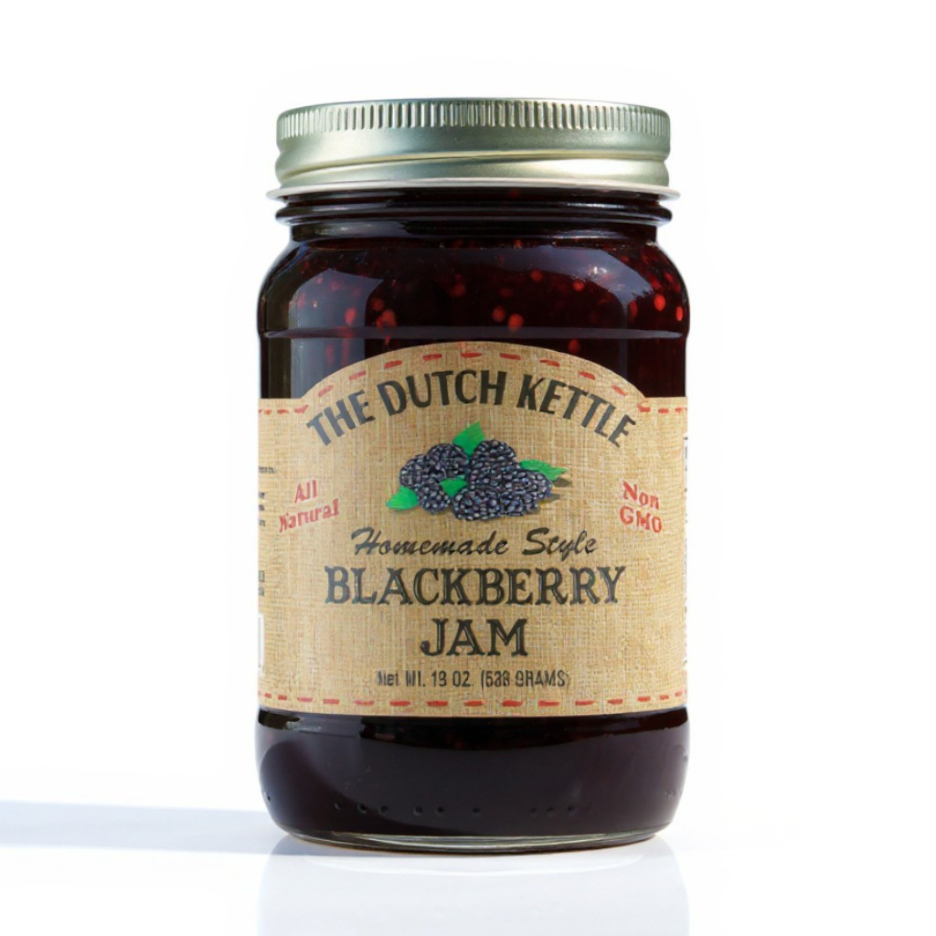ギター Blackberry JAM Camomile Dutch Kettle Amish Homemade Style Blackberry Jam – Small Batch
