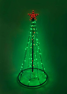 Outdoor LED Lighted Christmas Tree of Miami