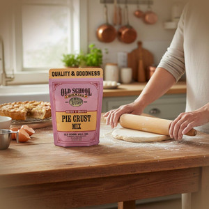 Make homemade pie effortlessly with our Southern Homemade Pie Crust Mix. This easy recipe requires just butter and water to yield two flaky pie crusts.