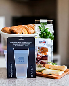 Don't waste time searching for a lid when you can use a Zip Top Sandwich Bag. Made in America.