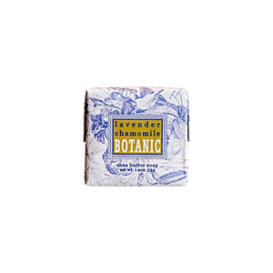 Lavender Chamomile 1.9 ounce Shea Butter Soap bar. Perfect for travel. Made in the USA.