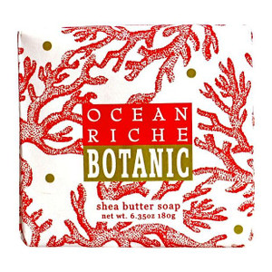6.35 ounce Bar of Ocean Riche shea butter soap.