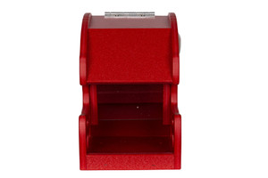 Back view of the Red Football Helmet Poly Bird Feeders