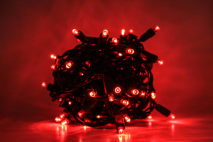 Outdoor LED Lighted Christmas Tree with Green Base and Yellow Tree Lights