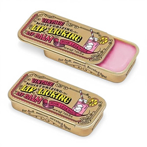 Pink Lemonade  Lip Licking Lip Balm in Vintage Slider Tins