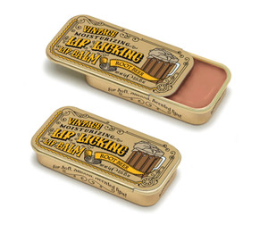 Root Beer Lip Licking Lip Balm in Vintage Slider Tins