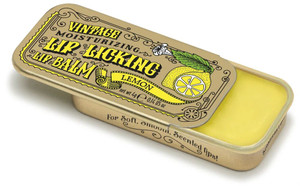 Lemon Lip Licking Lip Balm in Vintage Slider Tin
