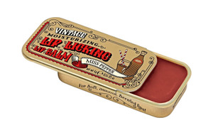 Miss Pepper Lip Licking Lip Balm in Vintage Slider Tin