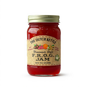 Dutch Kettle Amish Homemade Style  Frog Jam