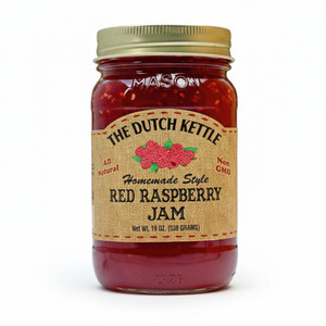 Dutch Kettle Amish Homemade Style Red Raspberry Jam