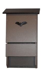 Tan and Black Amish Made Poly Bat House