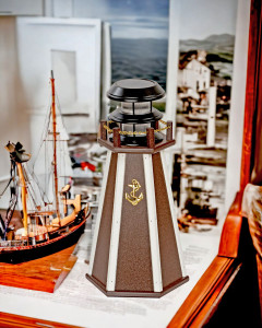 Dress up your home or office with an Amish made 18 inch Poly Lighthouse with a Solar Light. Now Available from Harvest Array.